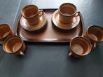Gerzit, vintage, koffieservies, Huis en Inrichting, Gebruikt, Ophalen of Verzenden, Overige stijlen, Kop(pen) en/of Schotel(s)