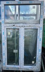PVC kunststof raamkozijn wit VEKA dubbelglas bovenlicht, Nieuw, Kunststof, Raamkozijn, 150 tot 225 cm