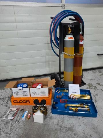 Gloor snijbrander set compleet eigendom op voorraad NIEUW!!! beschikbaar voor biedingen