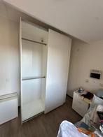 Grote witte linnenkast (150x64x236cm) - Laren, Ophalen, Overige materialen, Gebruikt, 100 tot 150 cm