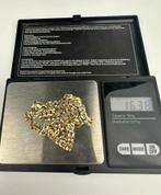 14k geel en wit goud Cubaanse ketting, Sieraden, Tassen en Uiterlijk, Kettingen, Ophalen of Verzenden, Nieuw, Goud, Goud