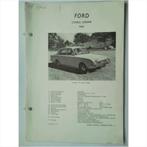 Ford Consul Corsair Vraagbaak losbladig 1964 #3 Nederlands, Gelezen, Ophalen of Verzenden, Ford