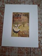 Poster the New Yorker jaren 50-55, Ophalen of Verzenden, Minder dan 50 cm, Print, Minder dan 50 cm