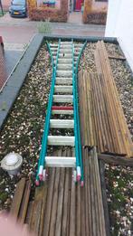 Stevige Ladder - 2x14 Treden, Doe-het-zelf en Verbouw, Ladders en Trappen, Ophalen, Gebruikt, 4 meter of meer