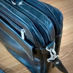 Chique, zwarte, lederen laptoptas, vrijwel ongebruikt, Sieraden, Tassen en Uiterlijk, Tassen | Schoudertassen, Ophalen of Verzenden