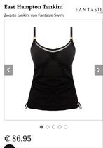 Tankini east hampton cup mt H 80/85, Kleding | Dames, Badmode en Zwemkleding, Ophalen of Verzenden, Gedragen