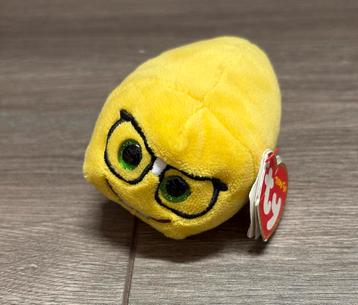 TY Beanie knuffel – Gele Emoji met bril beschikbaar voor biedingen