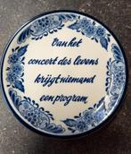 Diverse antieke wandbordjes Delfts blauw!, Ophalen of Verzenden