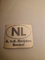 5571 NL Sticker A. v.d. Heijden Boekel, Auto diversen, Ophalen of Verzenden