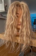 Haartopper, 5x5 inch, human hair, nieuw, blond highlights, Ophalen of Verzenden, Nieuw, Pruik of Haarverlenging