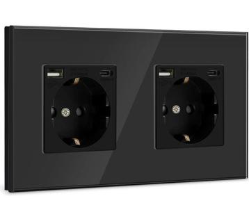 Nieuwe BSEED Schuko Wifi stopcontact, 16 A Smart glas afdek, beschikbaar voor biedingen