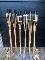 4 tuinfakkels 55-60 cm, Ophalen, Zo goed als nieuw