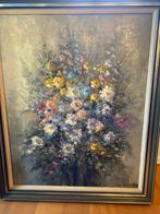 bloemenschilderij Peter Brouwer, Antiek en Kunst, Kunst | Schilderijen | Klassiek, Ophalen