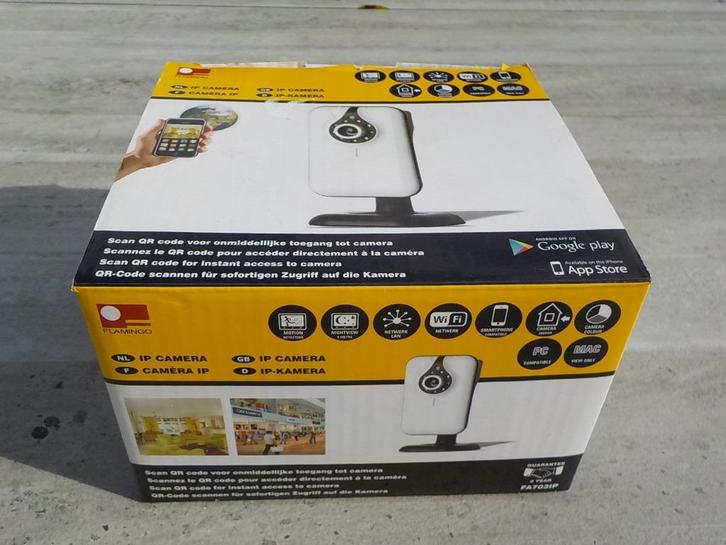 IP Camera - Flamingo - videobewaking - nieuw in doos, Audio, Tv en Foto, Videobewaking, Nieuw, Binnencamera, Ophalen of Verzenden