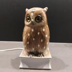 Vintage uillamp / uilenlamp / uil lamp fabrikant Capodimonte, Ophalen of Verzenden