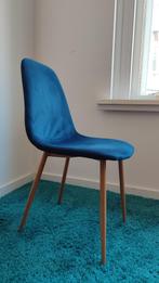 Bouclé Blue Chairs (n. 4) Sostrene Grene, Huis en Inrichting, Stoelen, Ophalen, Zo goed als nieuw, Blauw, Vier