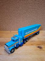 Matchbox Peterbilt met oplegger, Hobby en Vrije tijd, Modelauto's | 1:50, Ophalen of Verzenden, Gebruikt, Bus of Vrachtwagen, Matchbox