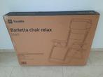 Travellife Barletta stoel relax black , gloednieuw in doos, Ophalen, Nieuw, Aluminium, Verstelbaar