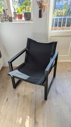 Vintage IKEA “Ryd” Armchair by Tord Björklund –Safari Lounge, Gebruikt, Zwart, Ophalen of Verzenden, Scandinavian design