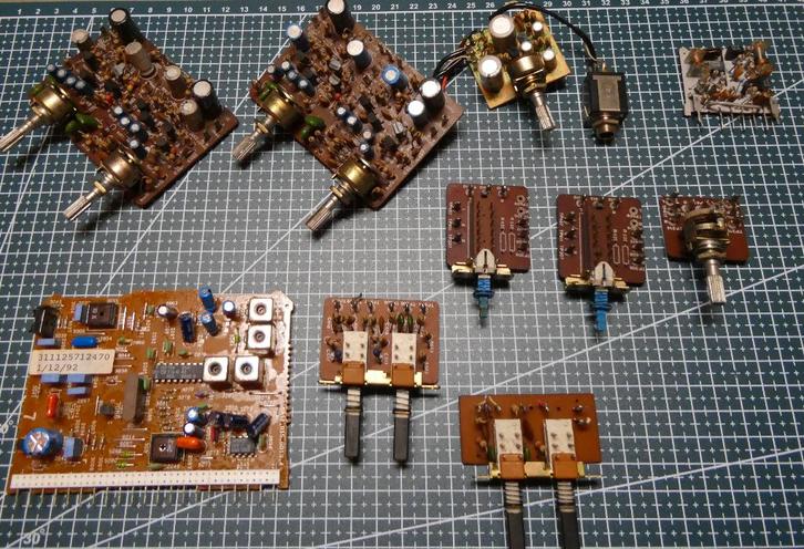 Partij Printplaten Audio Televisie apparaten Retro Vintage, Hobby en Vrije tijd, Elektronica-componenten, Gebruikt, Ophalen of Verzenden