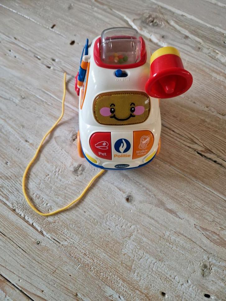 Vtech Toet Toet politieauto, Kinderen en Baby's, Speelgoed | Vtech, Zo goed als nieuw, 6 maanden tot 2 jaar, Ophalen of Verzenden