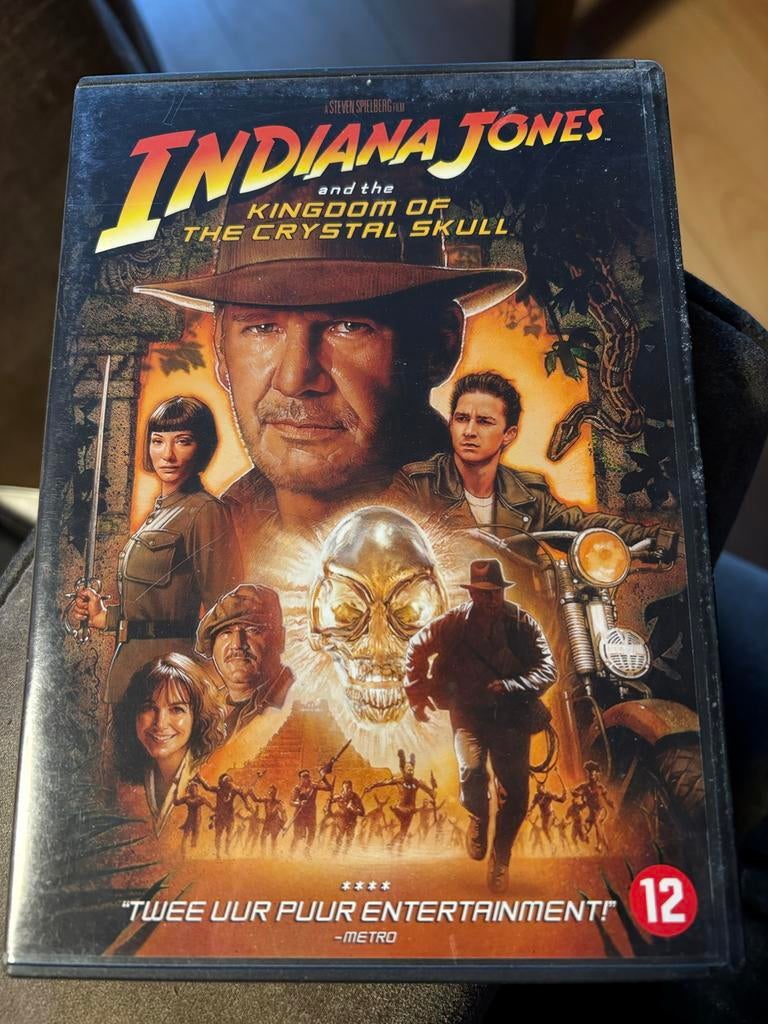 Indiana Jones and the Kingdom of the Crystal Skull DVD, Vanaf 12 jaar, Ophalen of Verzenden, Zo goed als nieuw, Actie