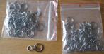 twee zakjes met haken - ringen, Hobby en Vrije tijd, Ophalen of Verzenden, Zo goed als nieuw, Materiaal