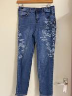Jeans blauw wit 38, Ophalen of Verzenden, Zo goed als nieuw, Blauw, W30 - W32 (confectie 38/40)