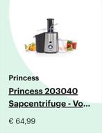 Princess 203040 Sapcentrifuge, Ophalen, Zo goed als nieuw, Elektrisch, Sapcentrifuge