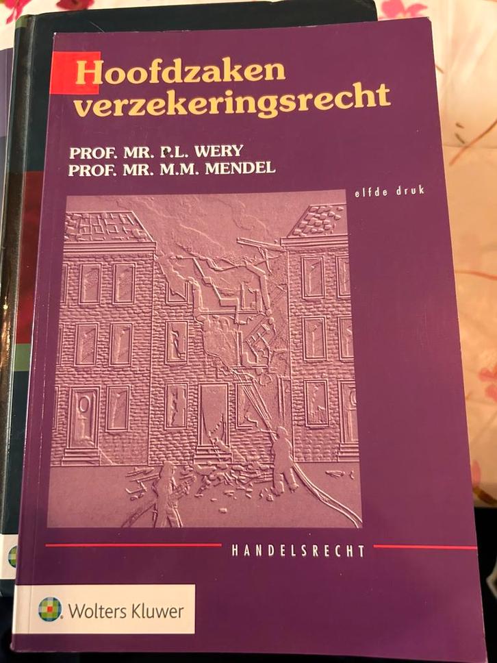 M.M. Mendel - Hoofdzaken verzekeringsrecht, Boeken, Wetenschap, Zo goed als nieuw, Natuurwetenschap, Ophalen of Verzenden