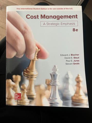 Cost Management 8e druk - Blocher, Stout, Juras & Smith beschikbaar voor biedingen