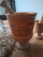 Houten Vijzel met Stamper, Ophalen of Verzenden, Gebruikt