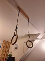 Turnringen, hout, inclusief gymmat, Ophalen