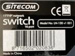 Sitecom Network Switch 16 port LN-130, Computers en Software, Netwerk switches, Gebruikt, Ophalen