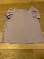 Lila shirtje met franjes maat XS, Paars, Ophalen of Verzenden, Zo goed als nieuw, Korte mouw