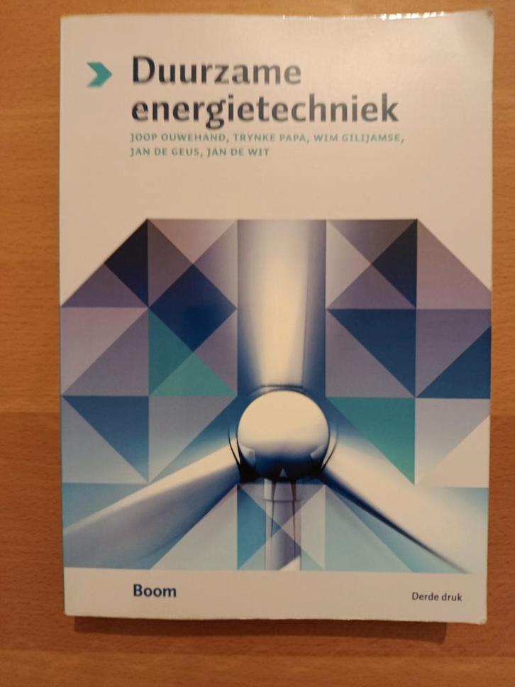 Duurzame Energietechniek - derde druk, Boeken, Studieboeken en Cursussen, Zo goed als nieuw, HBO, Beta, Ophalen of Verzenden
