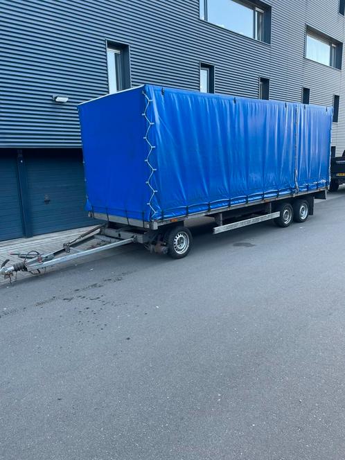 Schamelwagen 550 cm met hydr. movers 3500 kg, Auto diversen, Aanhangers en Bagagewagens, Gebruikt, Ophalen