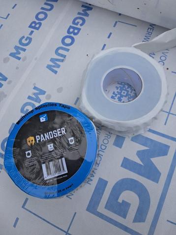 40 meter Spinvlies tape, zwart 60mm, nieuw beschikbaar voor biedingen