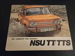 Brochure NSU TT / TTS, Ophalen of Verzenden, Zo goed als nieuw, Overige merken
