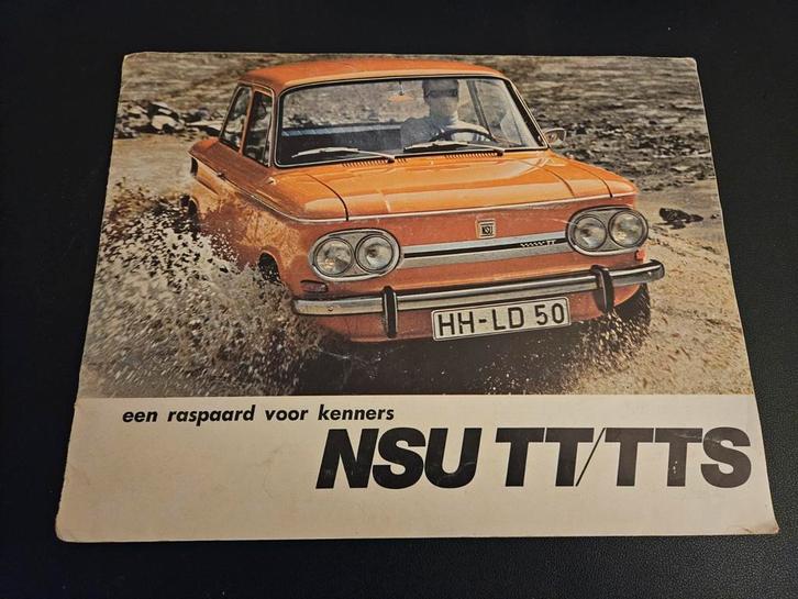 Brochure NSU TT / TTS, Boeken, Auto's | Folders en Tijdschriften, Zo goed als nieuw, Overige merken, Ophalen of Verzenden