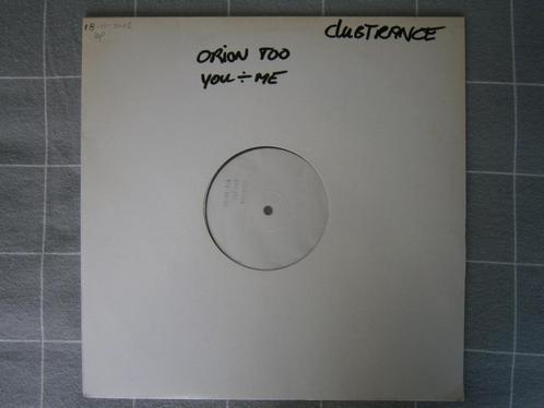Orion Too – You + Me. 2002. White Label. Trance, Club Trance, Cd's en Dvd's, Vinyl | Dance en House, Gebruikt, Techno of Trance