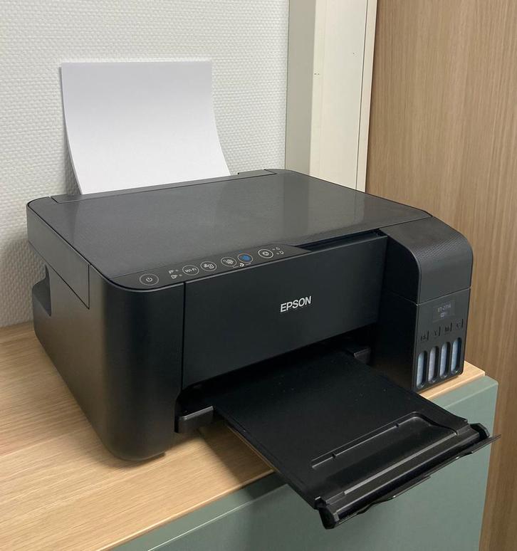 Epson EcoTank ET-2714 printer, Computers en Software, Printers, Zo goed als nieuw, Scannen, Draadloos, Ophalen of Verzenden