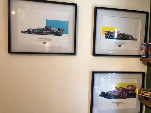 Prints Formule 1 Max verstappen & Lewis Hamilton 2021, Antiek en Kunst, Kunst | Tekeningen en Foto's, Ophalen