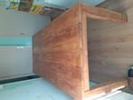 Mooie eetkamertafel 2.00m lang 93 cm breed en 80 cm hoog, Huis en Inrichting, Ophalen, Gebruikt, Teakhout, 50 tot 100 cm