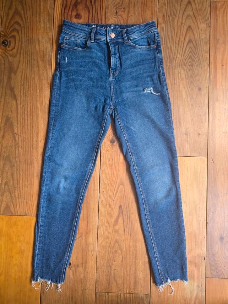 Clockhouse Jeans Maat 40, Kleding | Dames, Spijkerbroeken en Jeans, Gedragen, W30 - W32 (confectie 38/40), Blauw, Ophalen of Verzenden
