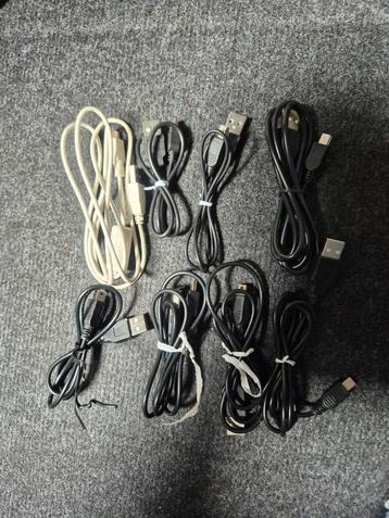 usb a naar mini usb kabel 8 stuks beschikbaar voor biedingen