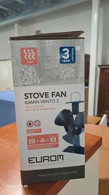 Kachel ventilator stove fan vento 3  beschikbaar voor biedingen
