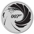 2022 Tuvalu 1 oz Fine Silver James Bond 007 BU, Ophalen of Verzenden, Zilver