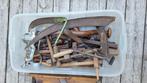 partij vintage gereedschap veel schaven houtboren enz enz, Antiek en Kunst, Antiek | Gereedschap en Instrumenten, Ophalen of Verzenden