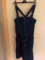 donkerblauwe denim dungaree jurk spijkerjurk DIESEL M ZGAN, Kleding | Dames, Jurken, Ophalen, Blauw, Zo goed als nieuw, Diesel